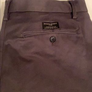 Dark gray worn one time Banana Republic chinos